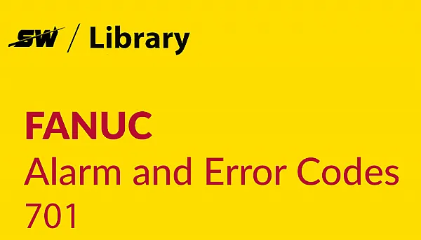 Como resolver o alarme 701 do ventilador do motor Fanuc?