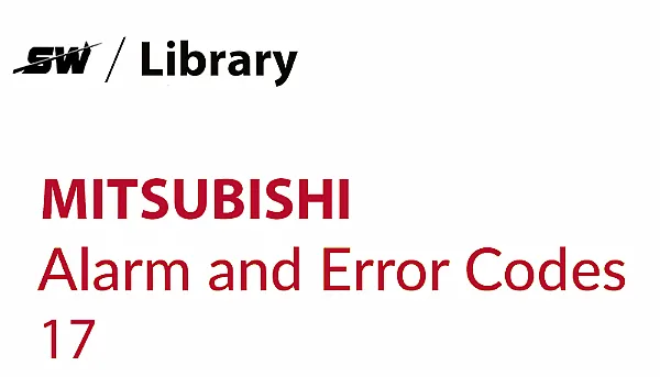 Como resolver o alarme 17 da Mitsubishi?