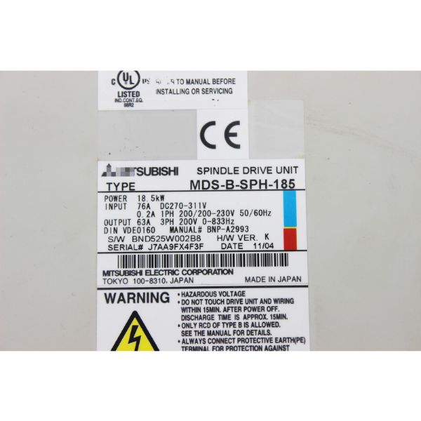 MDS-B-SPH-185 Mitsubishi - 59854