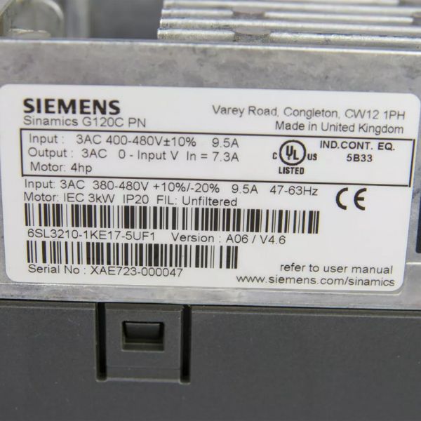 6SL3210-1KE17-5UF1 - 63291