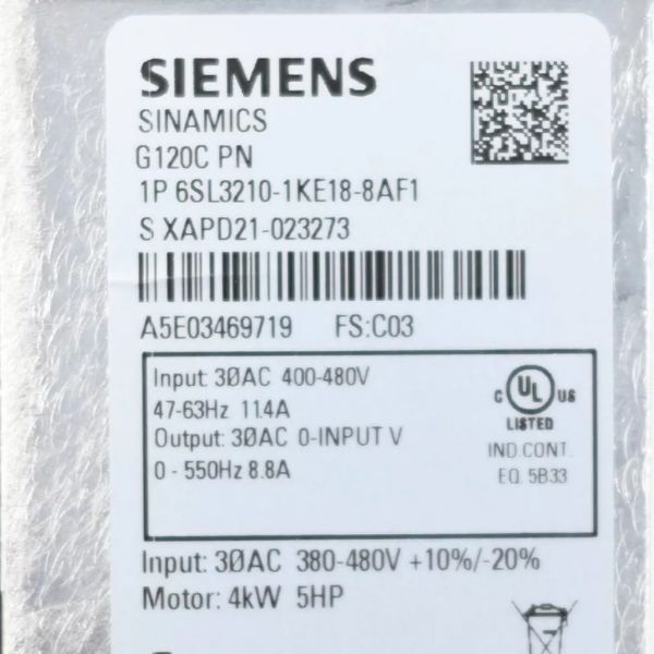 6SL3210-1KE18-8AF1 - 63292