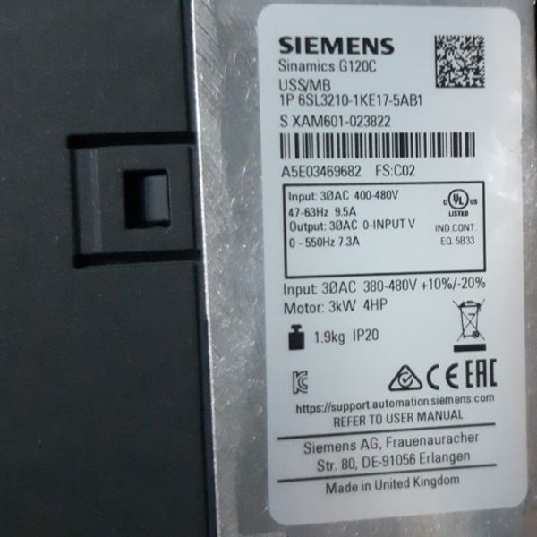 6SL3210-1KE17-5AB1 - 63334