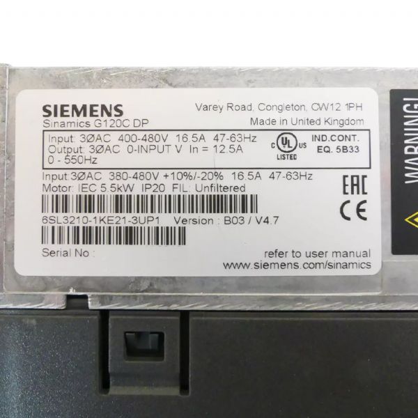6SL3210-1KE21-3UP1 - 63338