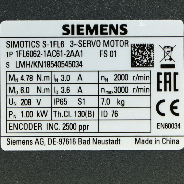 1FL6062-1AC61-2AA1 - 60177